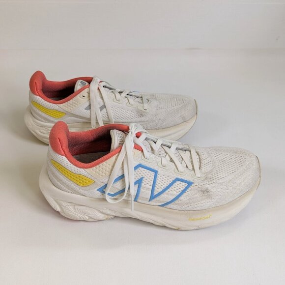New Balance Fresh Foam X 1080 V13 Women's Running Shoes Size 9 Soft White - Picture 3 of 7